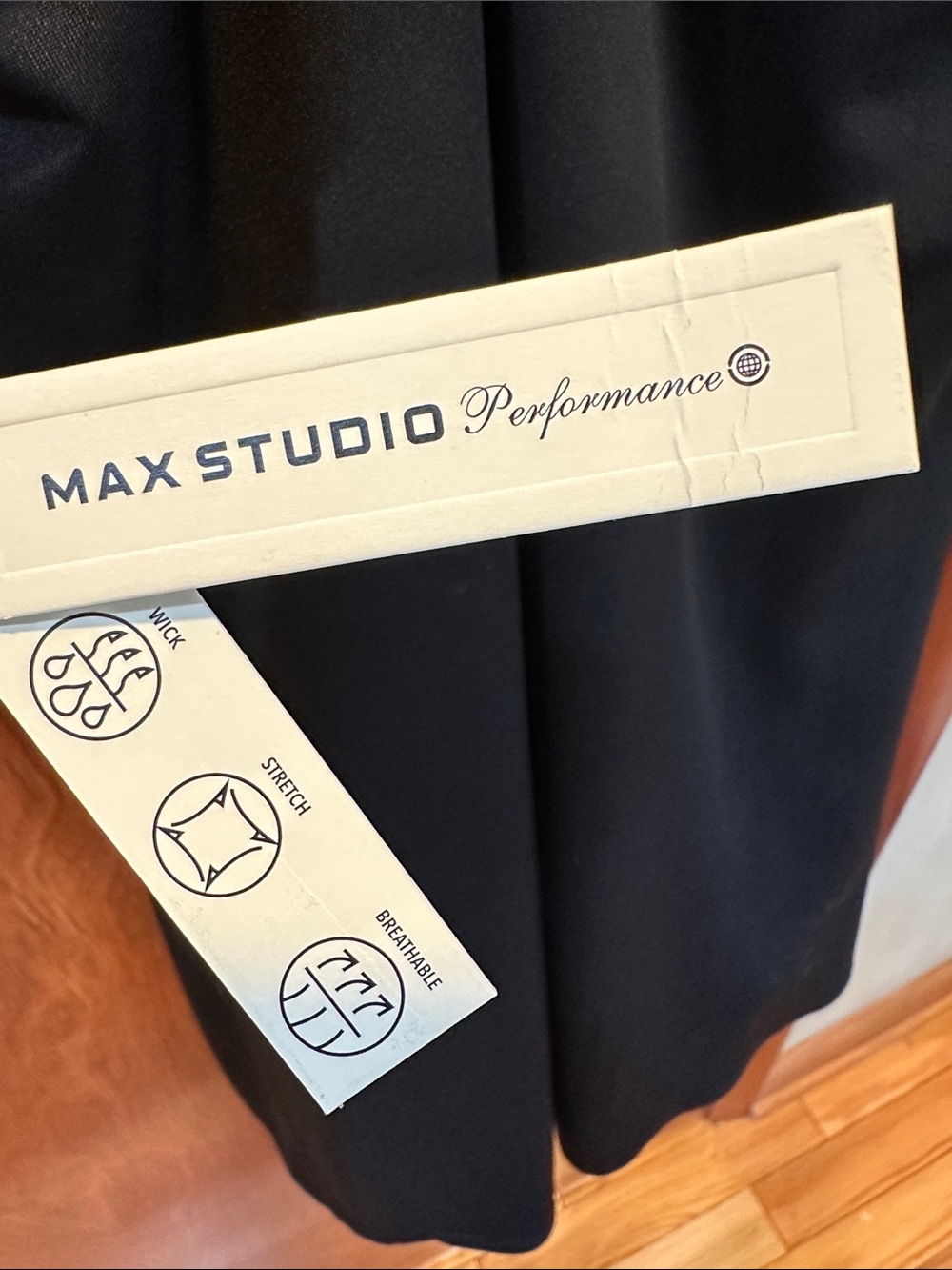 MaxStudio Black Racerback Athletic Dress - Picture 4 of 6